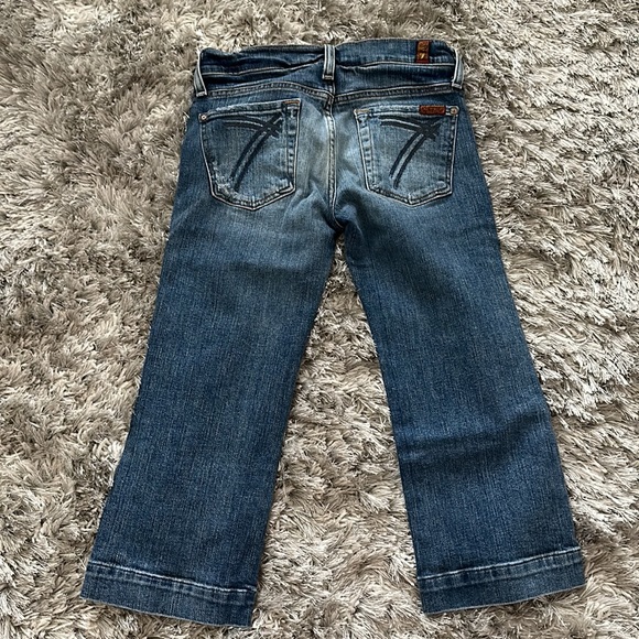 7 For all mankind cropped Dojo Jeans - Picture 3 of 8